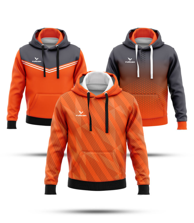Custom sublimated sports hoodie UK with bespoke team design