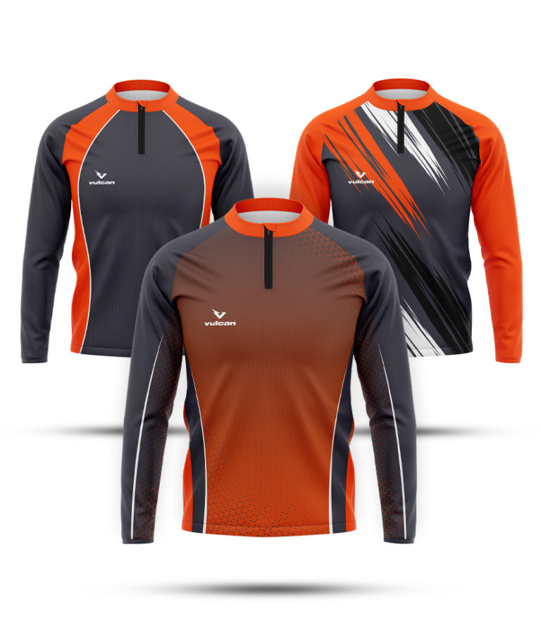 Custom sports midlayer UK with sublimated design
