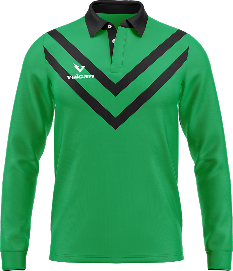 Emerald and black bespoke traditional shirt