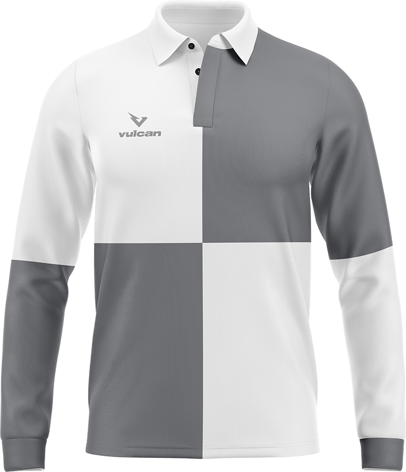 White and grey bespoke traditional shirt