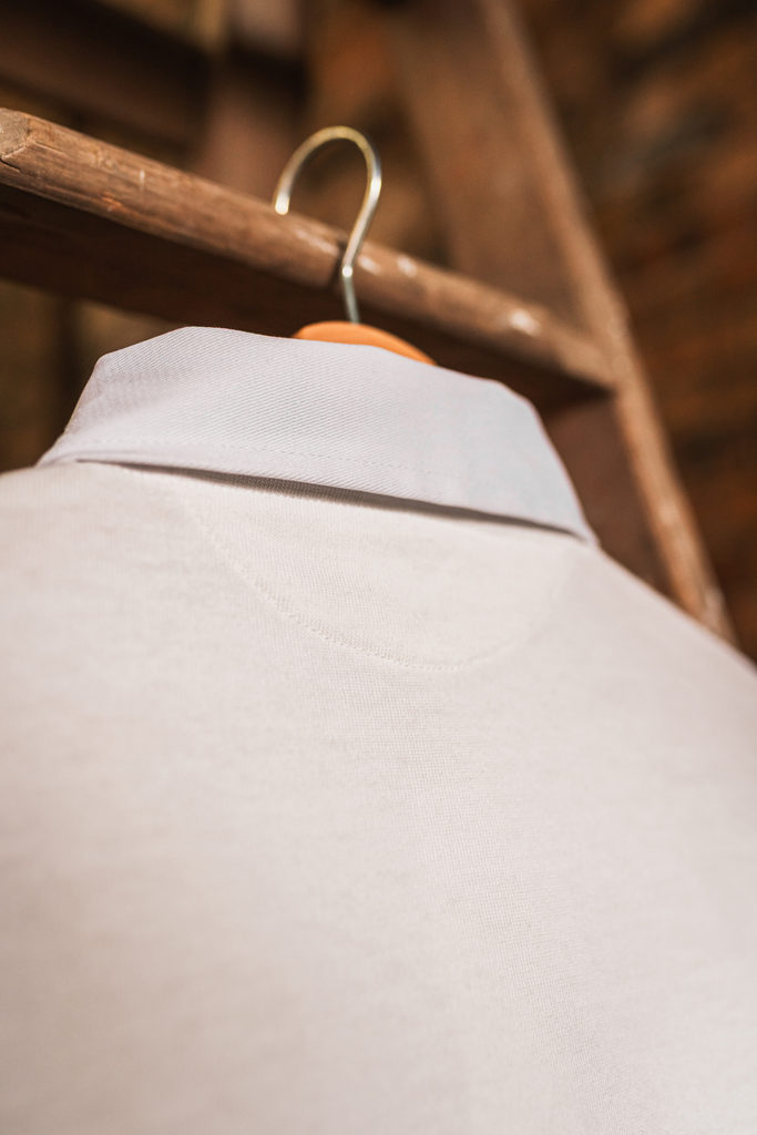 Traditional Shirt Collar Close Up