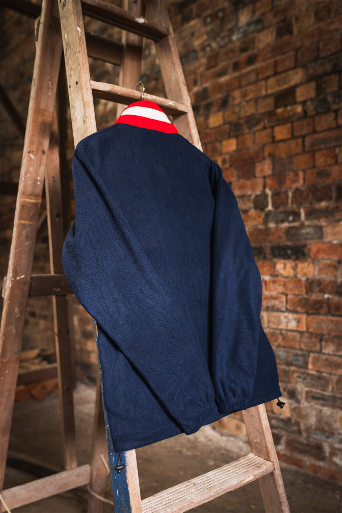 Leek Retro Quarter Zip Back View
