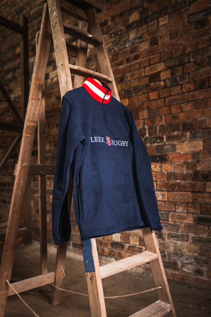Leek Retro Quarter Zip Front View 2