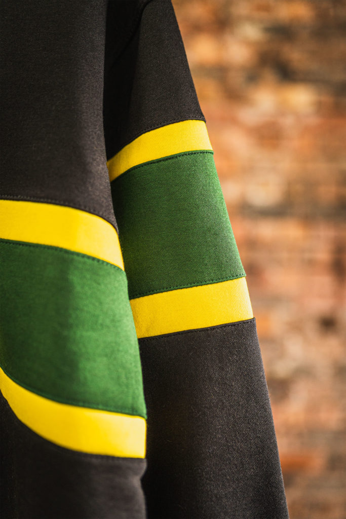 Mellish Retro Quarter Zip Arm Band Detail 1