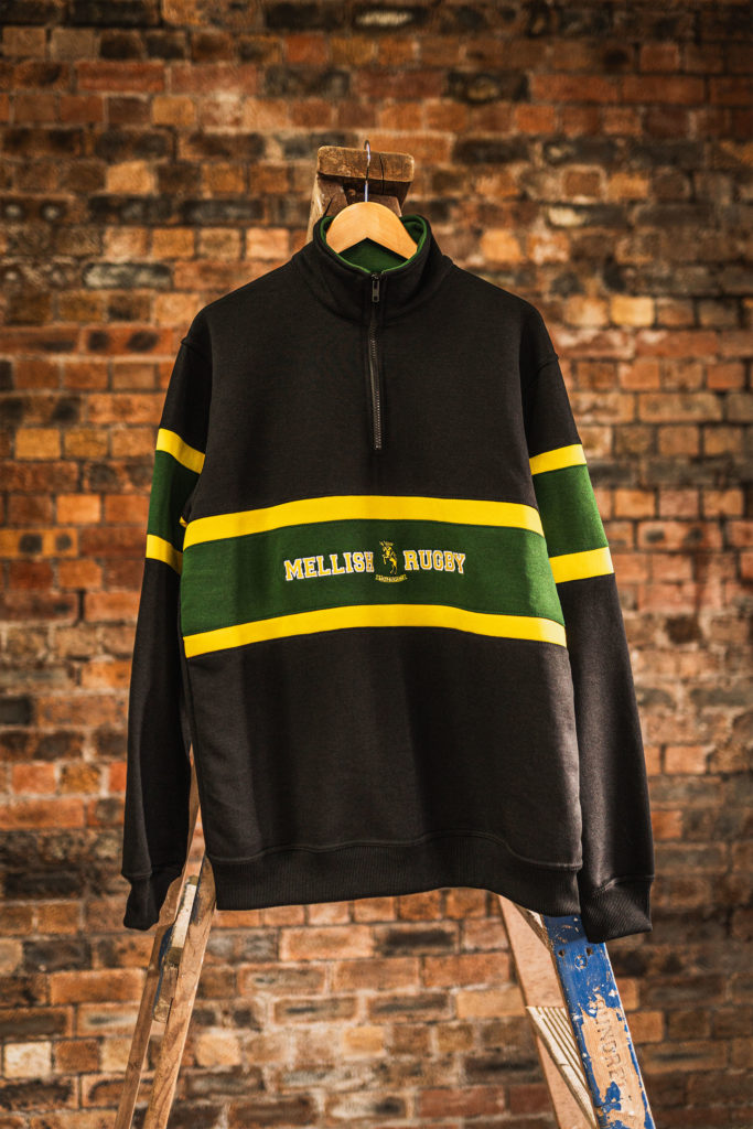 Mellish Retro Quarter Zip Front View