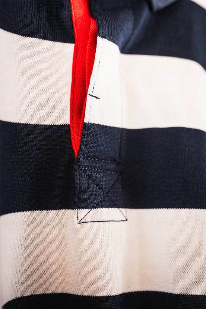 Traditional Shirt Contrast Placket Detail